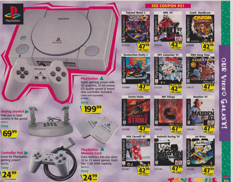 Illustration for article titled Toys R' Us' Christmas 1996 Catalogue Is A Historic Wonderland